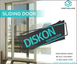 pintu kaca tempered